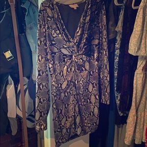 Long sleeve Snake Skin dress